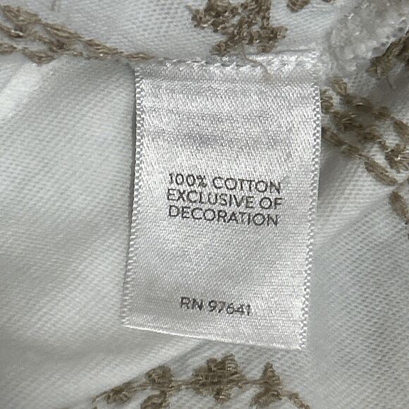 Pure Jill Embroidered Women's Large Top - Picture 7 of 9